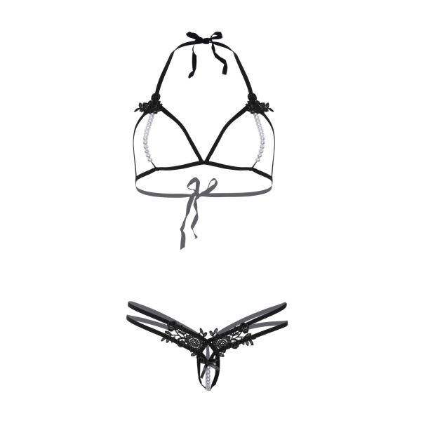 Set Reggiseno e slip perlato - immagine 4