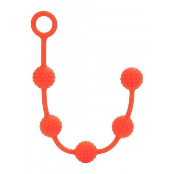 Perline Anali In Silicone Morbido Arancio - immagine 4