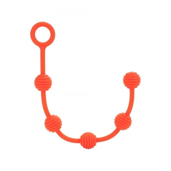 Perline Anali In Silicone Morbido Arancio - immagine 5