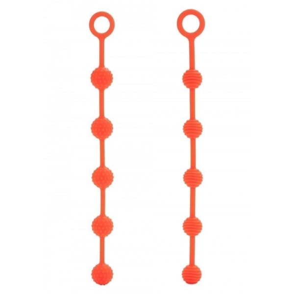 Perline Anali In Silicone Morbido Arancio - immagine 6