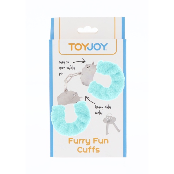 Manette Peluche Furry Fun Azzurro - Image 3